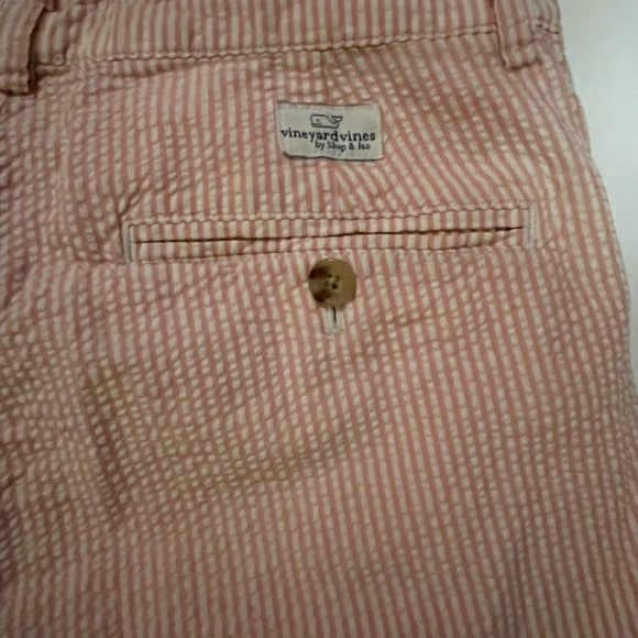 Men’s Vineyard Vines Pink & White Seersucker Shorts Size 30 - Picture 8 of 9
